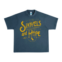 Midnight Navy shovels & rope müsic Urban Heavy Tee - linhVisuals