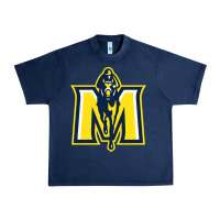 Navy murray state racers Urban Heavy Tee - linhVisuals