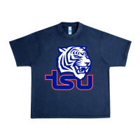 Navy tennessee state tigers Urban Heavy Tee - linhVisuals