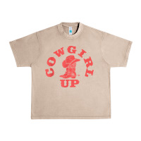 French Oak cowgirl up leopad hat boot rodeo western country southern t shirt Urban Heavy Tee - linhVisuals
