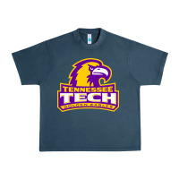 Midnight Navy tennessee tech golden Urban Heavy Tee - linhVisuals