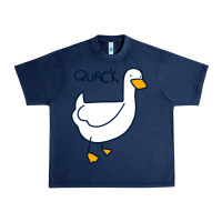 Navy quack duck Urban Heavy Tee - linhVisuals