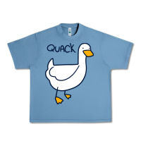 Pebble Blue quack duck Urban Heavy Tee - linhVisuals