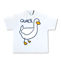 White quack duck Urban Heavy Tee - linhVisuals
