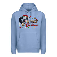 Colony Blue mooey christmas Premium Hoodie - RanaPortraitStore