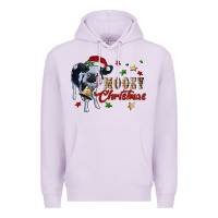 Lilac mooey christmas Premium Hoodie - RanaPortraitStore