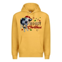 Mustard mooey christmas Premium Hoodie - RanaPortraitStore