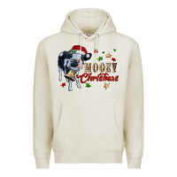 Oatmeal Heather mooey christmas Premium Hoodie - RanaPortraitStore