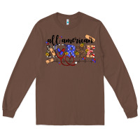 Chestnut all american nurse Long Sleeve Tee - Artiststas