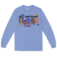 Colony Blue all american nurse Long Sleeve Tee - Artiststas