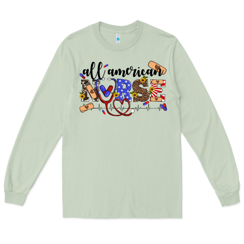 All American Nurse Long Sleeve Tee by Artiststas | Teevron