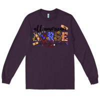 Plum all american nurse Long Sleeve Tee - Artiststas