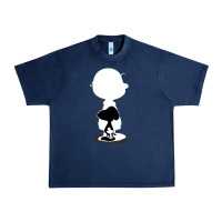Navy peanuts shadow silhouette Urban Heavy Tee - linhVisuals