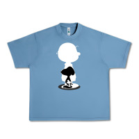Pebble Blue peanuts shadow silhouette Urban Heavy Tee - linhVisuals