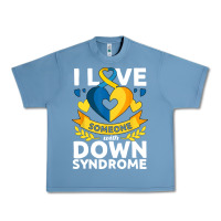 Pebble Blue down syndrome awareness month special needs love Urban Heavy Tee - linhVisuals