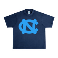 Navy north carolina Urban Heavy Tee - linhVisuals