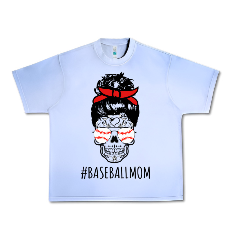 Baseball Mom Skull Urban Heavy Tee by linhVisuals | Teevron