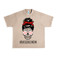 French Oak Baseball Mom Skull Urban Heavy Tee - linhVisuals