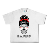 Lunar Rock Baseball Mom Skull Urban Heavy Tee - linhVisuals