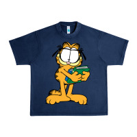 Navy garfiel Urban Heavy Tee - linhVisuals