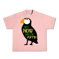 Salmon not now arctic puffin! ,  not now arctic puffin Urban Heavy Tee - linhVisuals