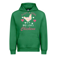 Emerald Just A Girl Who Love Chickens Urban Hoodie - Bettercallsaul