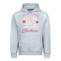 Heather Grey Just A Girl Who Love Chickens Urban Hoodie - Bettercallsaul