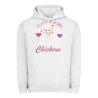 Pigment Lunar Rock Just A Girl Who Love Chickens Urban Hoodie - Bettercallsaul