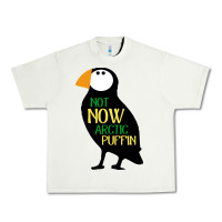 Pistachio not now arctic puffin! ,  not now arctic puffin Urban Heavy Tee - linhVisuals