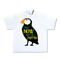 White not now arctic puffin! ,  not now arctic puffin Urban Heavy Tee - linhVisuals