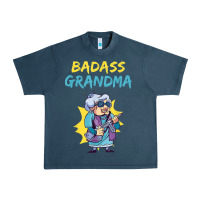 Midnight Navy badass grandma family mother grandma t shirt Urban Heavy Tee - linhVisuals