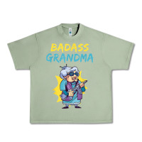 Oil Green badass grandma family mother grandma t shirt Urban Heavy Tee - linhVisuals