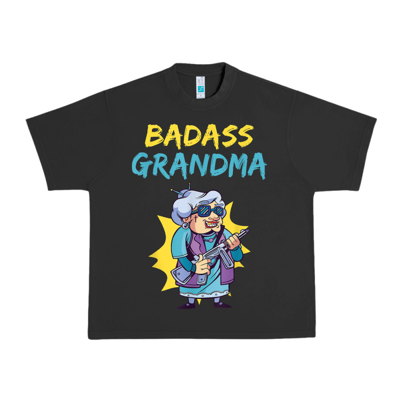 Badass Grandma Family Mother Grandma T Shirt Urban Heavy Tee by linhVisuals | Teevron
