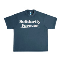 Midnight Navy solidarity forever Urban Heavy Tee - linhVisuals