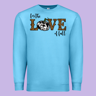 For The Love Of Fall Premium Sweatshirt Designed By Ranaportraitstore