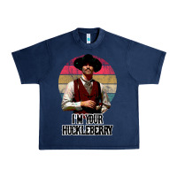 Navy i'm your huckleberry Urban Heavy Tee - linhVisuals