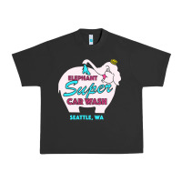 Pigment Black pink elephant car wash Urban Heavy Tee - linhVisuals