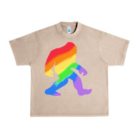 French Oak bigfoot t  shirt rainbow bigfoot t  shirt Urban Heavy Tee - linhVisuals