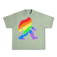 Oil Green bigfoot t  shirt rainbow bigfoot t  shirt Urban Heavy Tee - linhVisuals