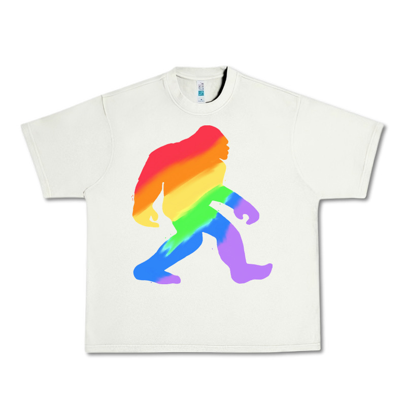 Bigfoot T  Shirt Rainbow Bigfoot T  Shirt Urban Heavy Tee by linhVisuals | Teevron