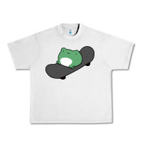 Lunar Rock skateboarding frog Urban Heavy Tee - linhVisuals