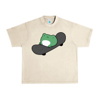 Sandshell skateboarding frog Urban Heavy Tee - linhVisuals