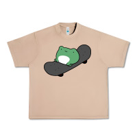 Burro skateboarding frog Urban Heavy Tee - linhVisuals