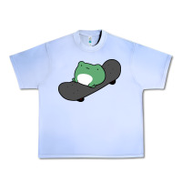 Grape Ice skateboarding frog Urban Heavy Tee - linhVisuals