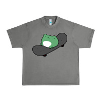 Tornado skateboarding frog Urban Heavy Tee - linhVisuals