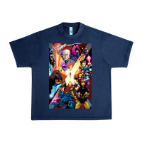 Navy x men 3 Urban Heavy Tee - linhVisuals