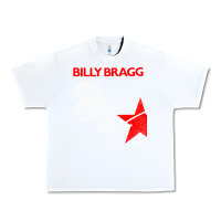 White billy bragg müsic Urban Heavy Tee - linhVisuals