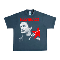 Midnight Navy billy bragg müsic Urban Heavy Tee - linhVisuals
