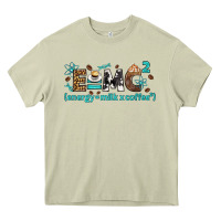 Mossy e=mc2 energy milk coffee bbs Heavy Core Tee - BundleAndBundleShop