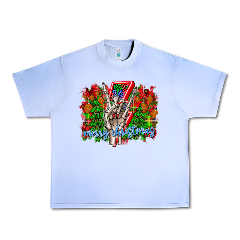 Punk Rock Merry Christmas Urban Heavy Tee by CowhideDigitalArt | Teevron